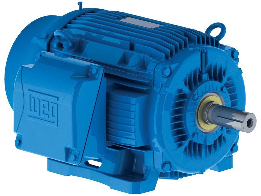 A WEG electric motor sold at Tekwell Services, an electric motor repair shop in Knoxville, TN